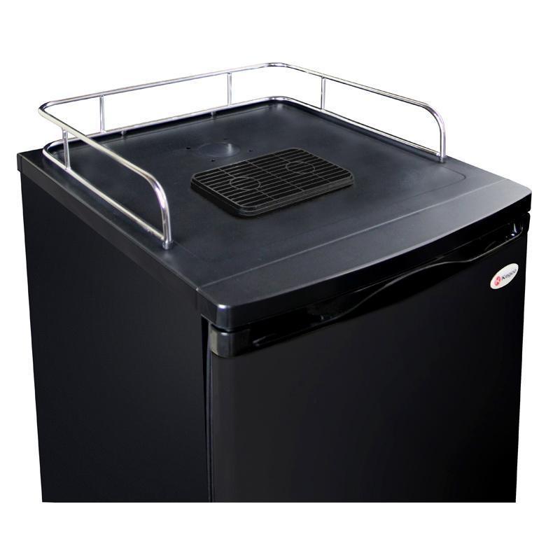 Kegco Kegerator Cabinet Only - Black Cabinet and Door