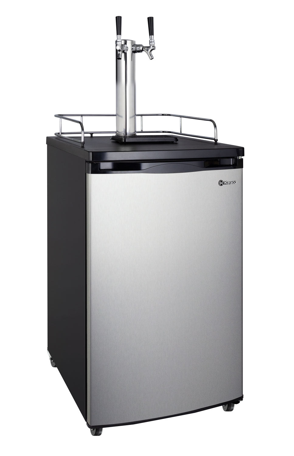 20" Wide Homebrew Dual Tap Stainless Kegerator