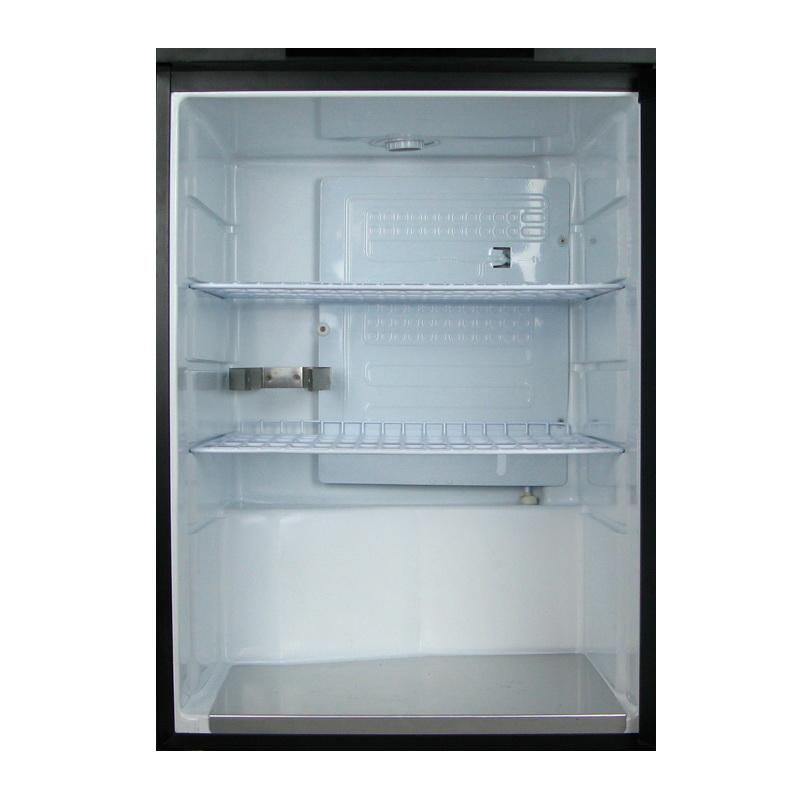 Kegco Kegerator Cabinet Only - Black Cabinet and Stainless Steel Door