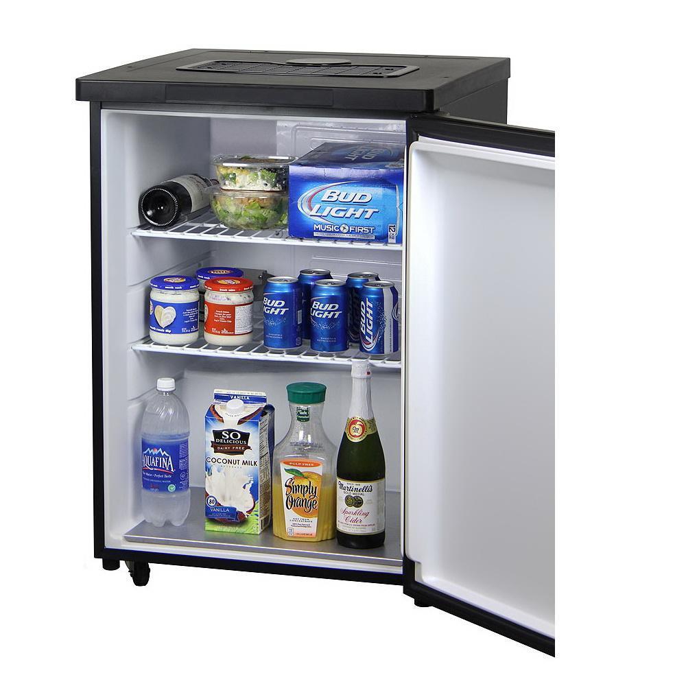 Kegco Full Size Kegerator - Black Cabinet with Stainless Steel Door - No Kit, Cabinet Only