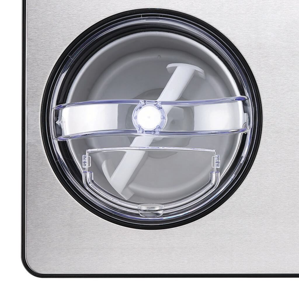 Whynter 2.1 Quart Capacity Automatic Compressor Ice Cream Maker in Stainless Steel ICM-200LS