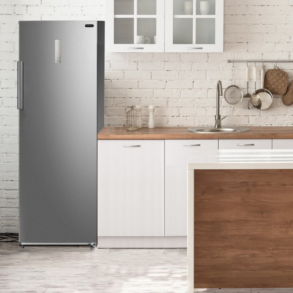 Whynter 8.3 cu.ft. Energy Star Digital Upright Stainless Steel Deep Freezer/Refrigerator UDF-0831SS