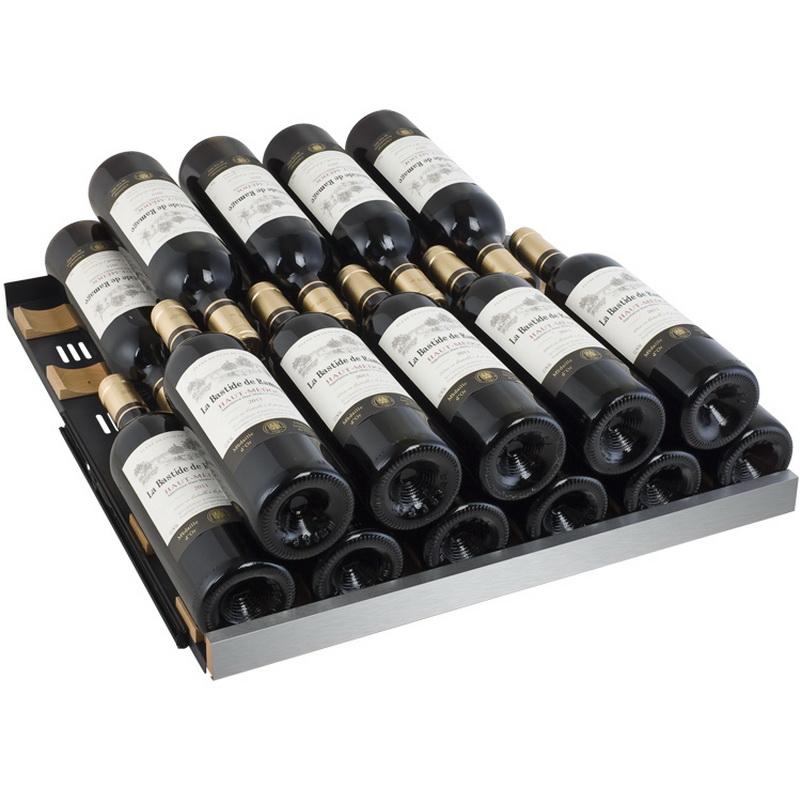 Allavino 177 Bottle Single Zone Stainless Steel Wine Refrigerator