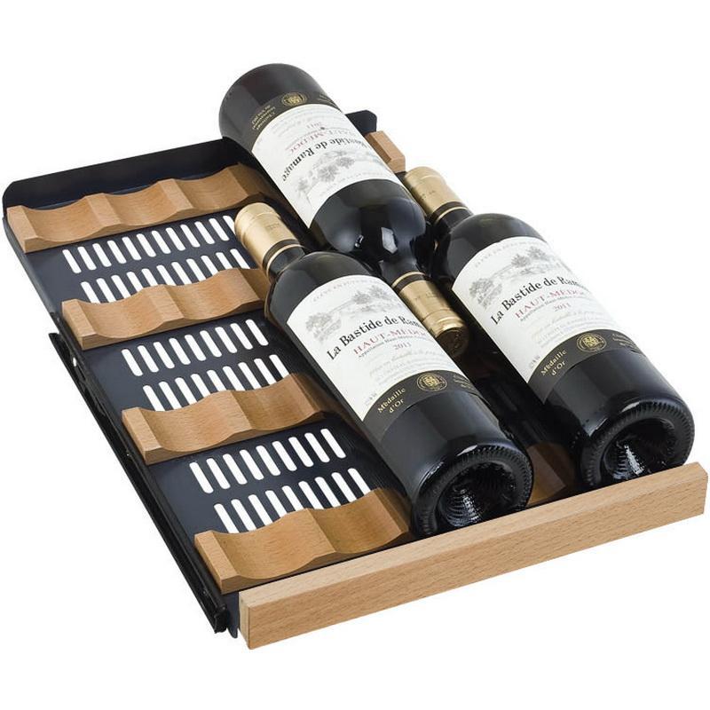 Allavino 30 Bottle Dual Zone Black Wine Refrigerator