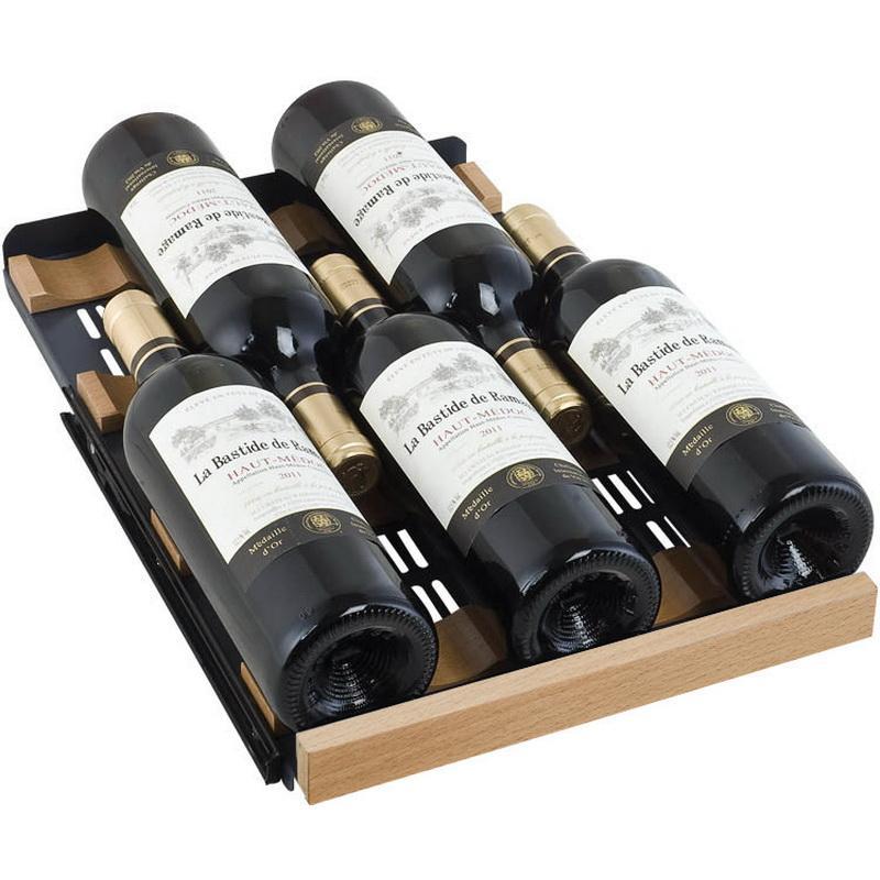 Allavino 30 Bottle Dual Zone Black Wine Refrigerator