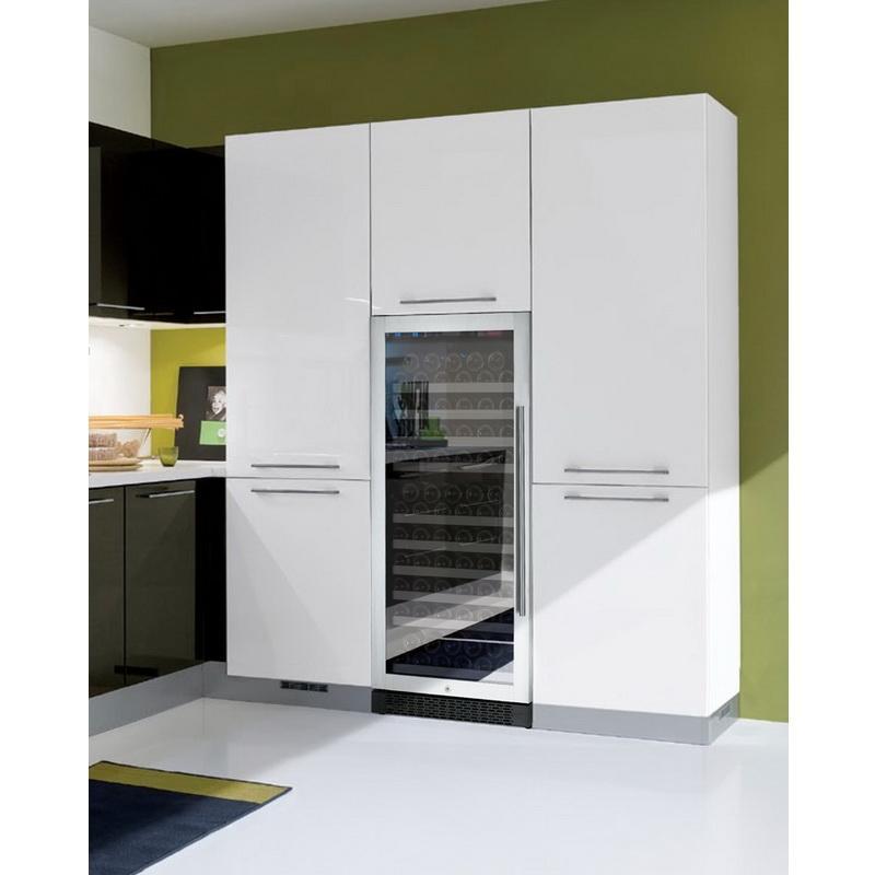 Allavino 128 Bottle Single Zone Stainless Steel Wine Refrigerator