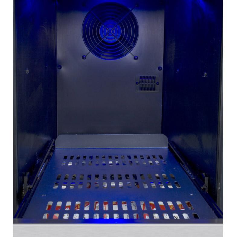 24" Wide FlexCount II Tru-Vino 18 Bottle/66 Cans Dual Zone Stainless Steel Wine Refrigerator/Beverage Center