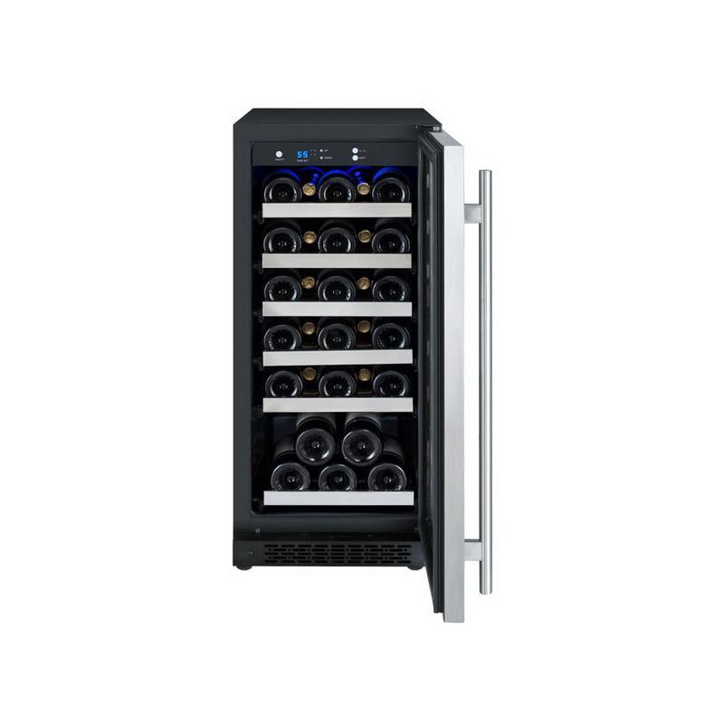Allavino 30 Bottle Single Zone Stainless Steel Wine Refrigerator