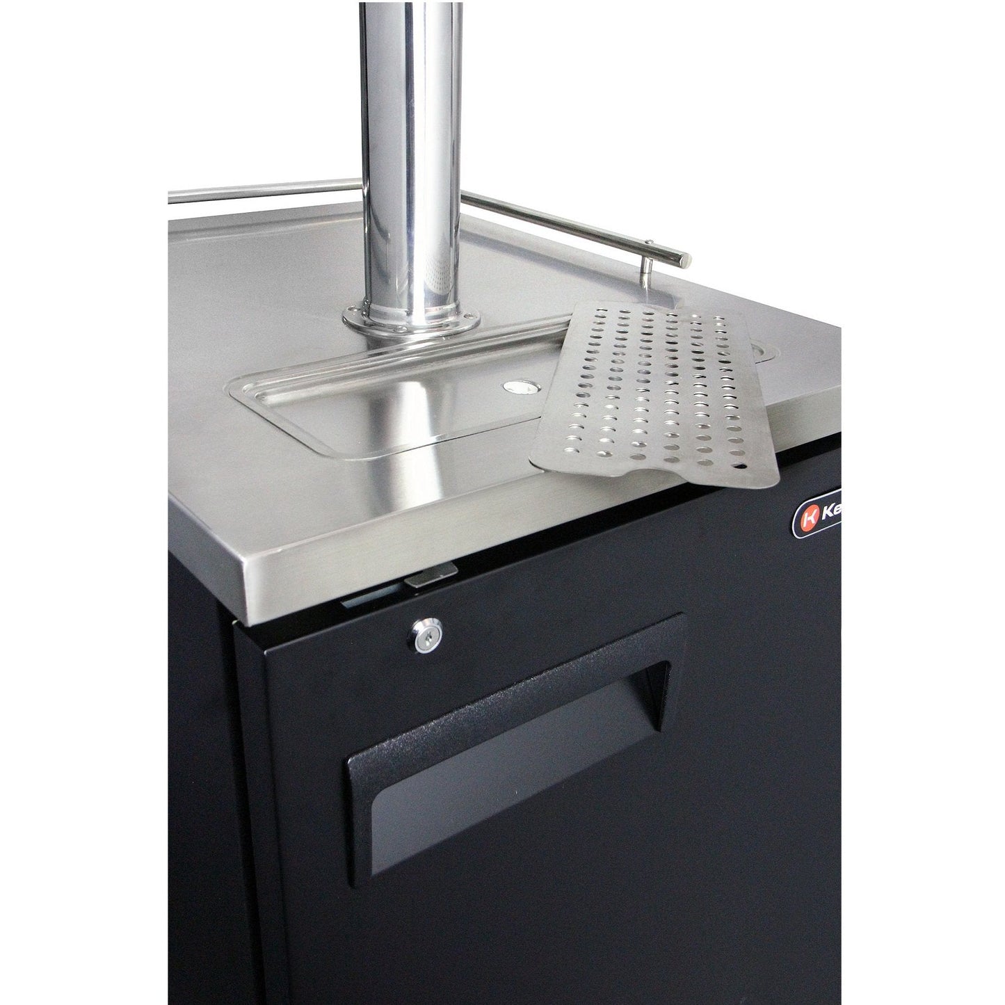 Kegco Four Tap Commercial Grade Kegerator - Black