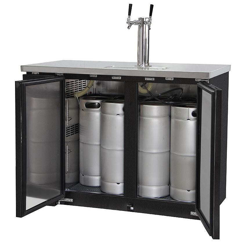 Kegco Two Dual Faucet Keg Tap Commercial Grade Kegerator