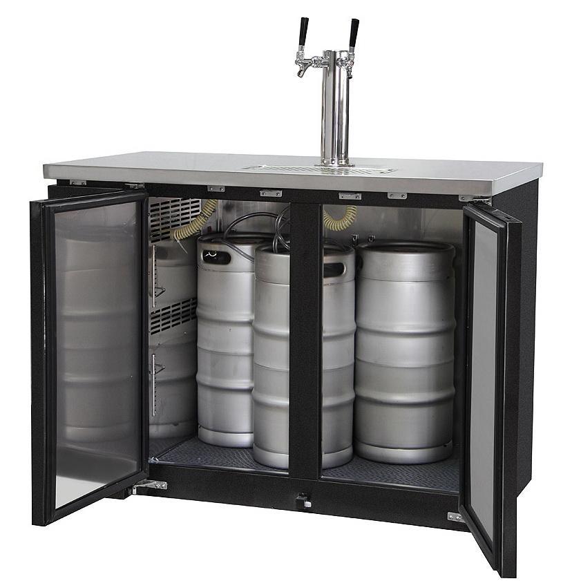 Kegco Two Dual Faucet Keg Tap Commercial Grade Kegerator