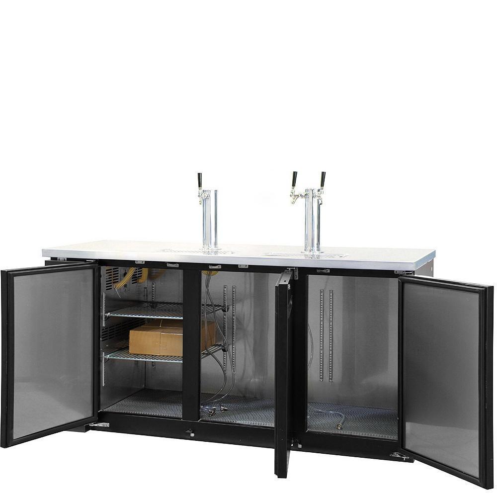 Kegco Three Keg Tap Faucet Commercial Grade Kegerator
