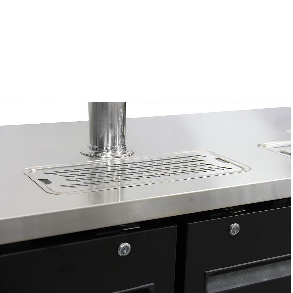 Kegco Three Keg Tap Faucet Commercial Grade Kegerator