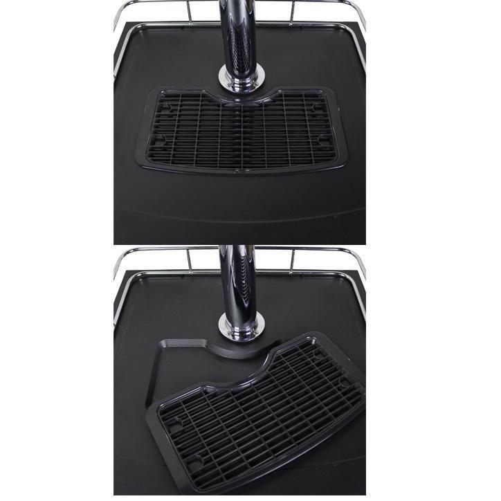 Kegco Kombucha Cooler Dispenser with Black Cabinet and Stainless Steel Door