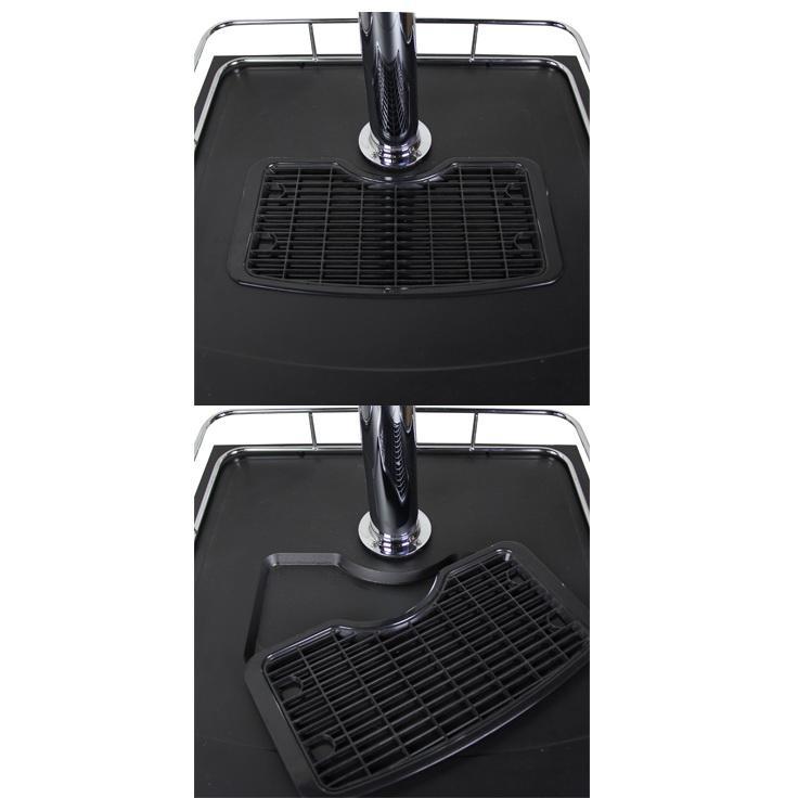 Kegco Home Brew Triple Faucet Draft Beer Dispenser - Black Cabinet with Matte Black Door