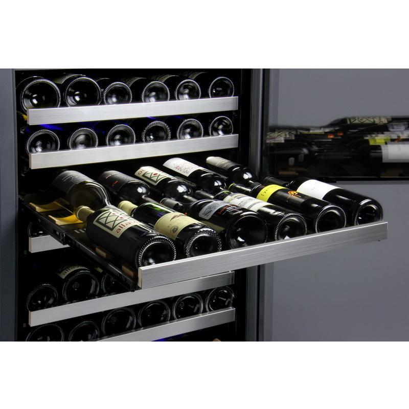 Allavino 128 Bottle Single Zone Stainless Steel Wine Refrigerator