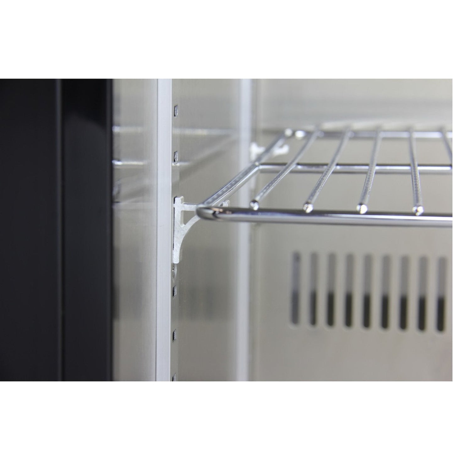 Kegco Dual Faucet Digital Commercial Undercounter Kegerator with X-CLUSIVE Premium Direct Draw Kit - Left Hinge