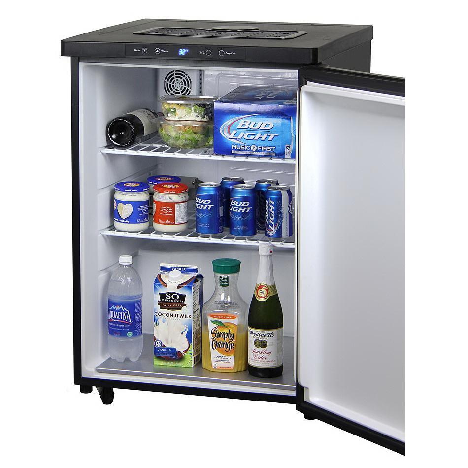 Kegco MDK-309X-01 Full Size Digital Kegerator - Black Cabinet with Black Stainless Steel Door