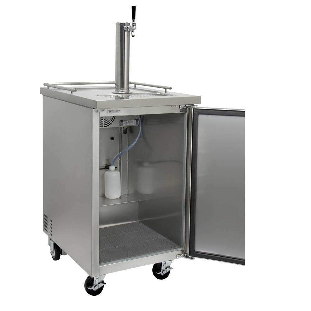 Kegco Commercial Kombucharator Kombucha Keg Dispenser - Stainless Steel