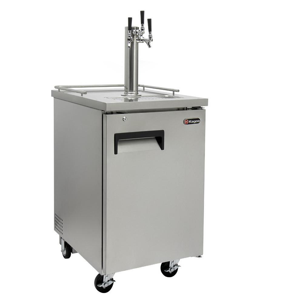 Kegco Triple Keg Tap Three Faucet Commercial Kegerator