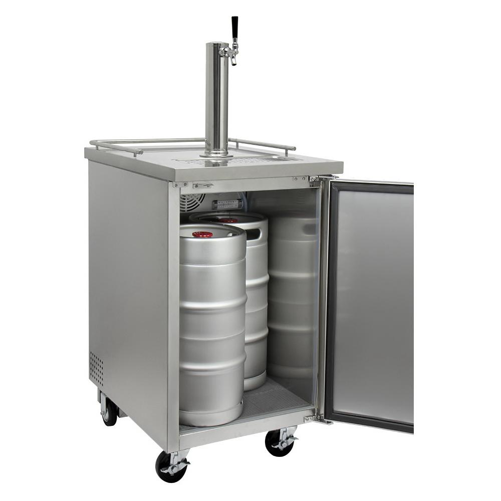 Kegco Commercial Kombucharator Kombucha Keg Dispenser - Stainless Steel