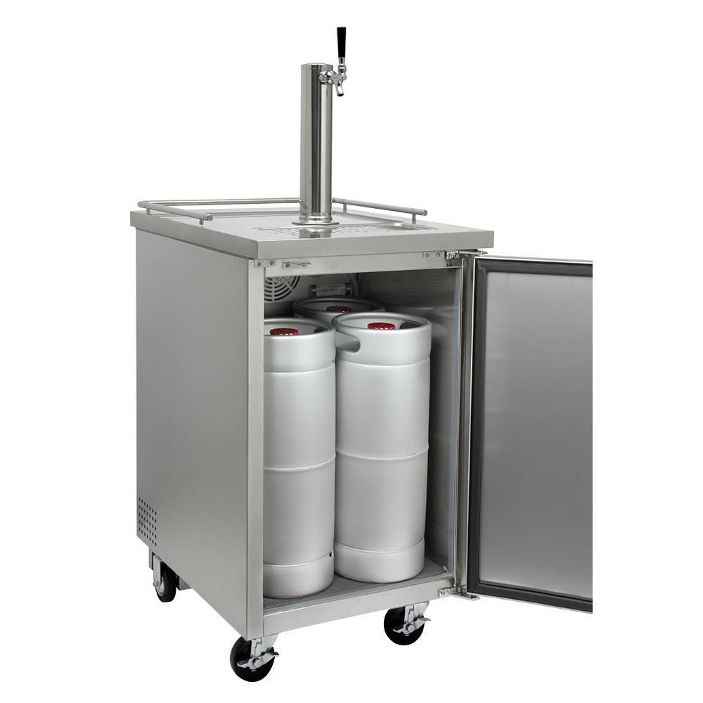 Kegco Commercial Kombucharator Kombucha Keg Dispenser - Stainless Steel