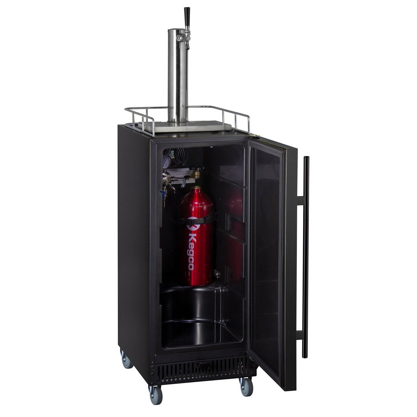 Kegco SLK15BBR 15" Wide Commercial Kegerator with Black Door7