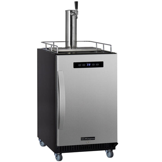 Kegco SLK15BSRNK 15" Wide Single Tap Stainless Steel Commercial Kegerator