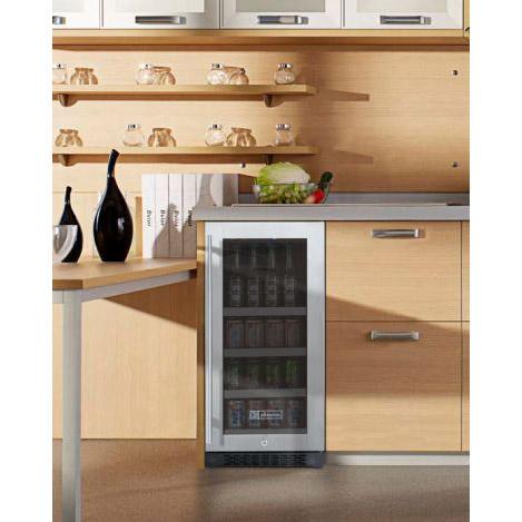 Allavino 15" Stainless Steel Beverage Center
