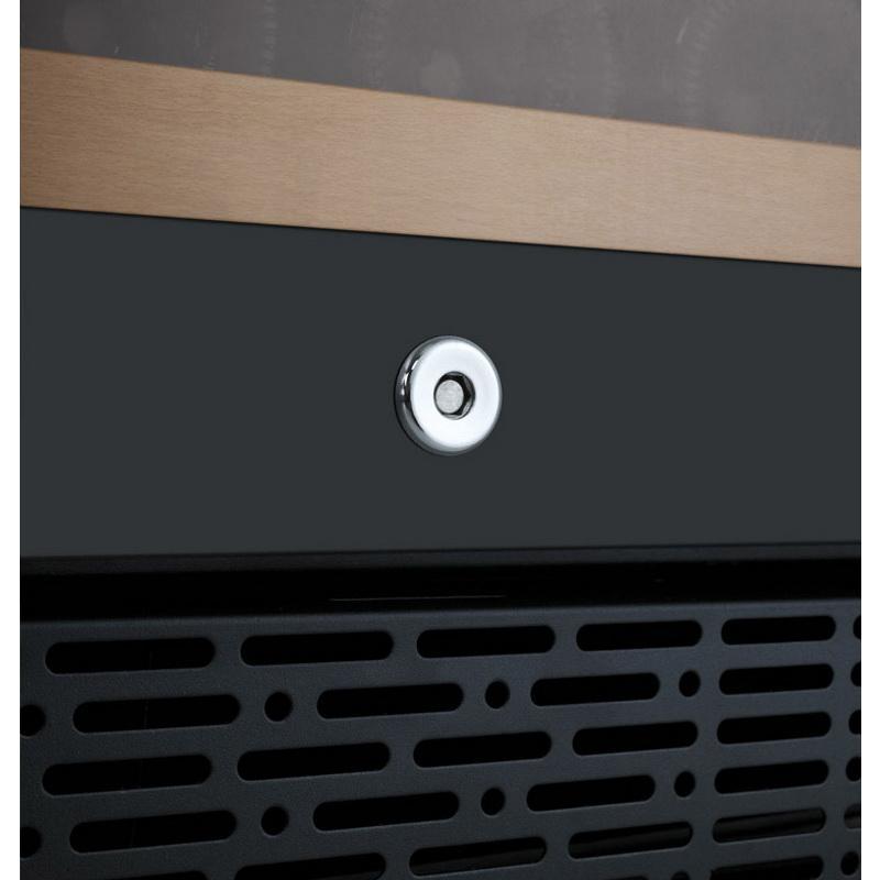 Allavino 56 Bottle Dual Zone Black Wine Refrigerator