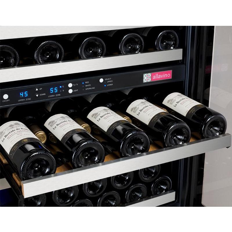 Allavino 56 Bottle/124 Can Stainless Steel Wine/Beverage Center