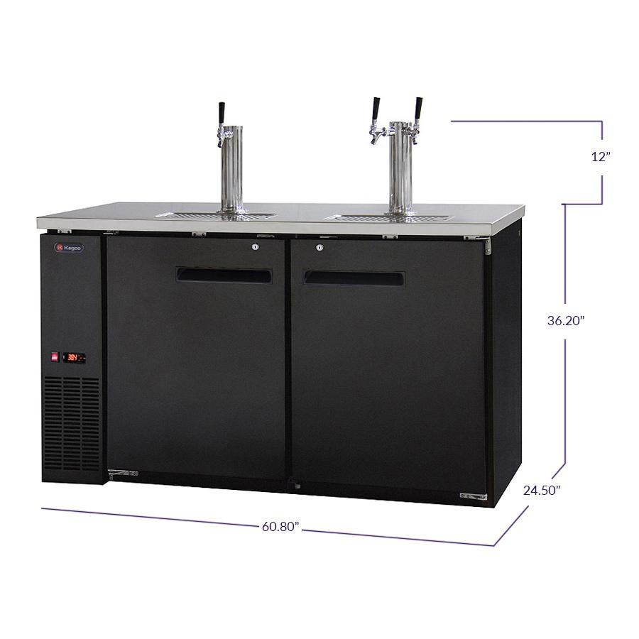 Kegco Three Keg Commercial Grade Kegerator
