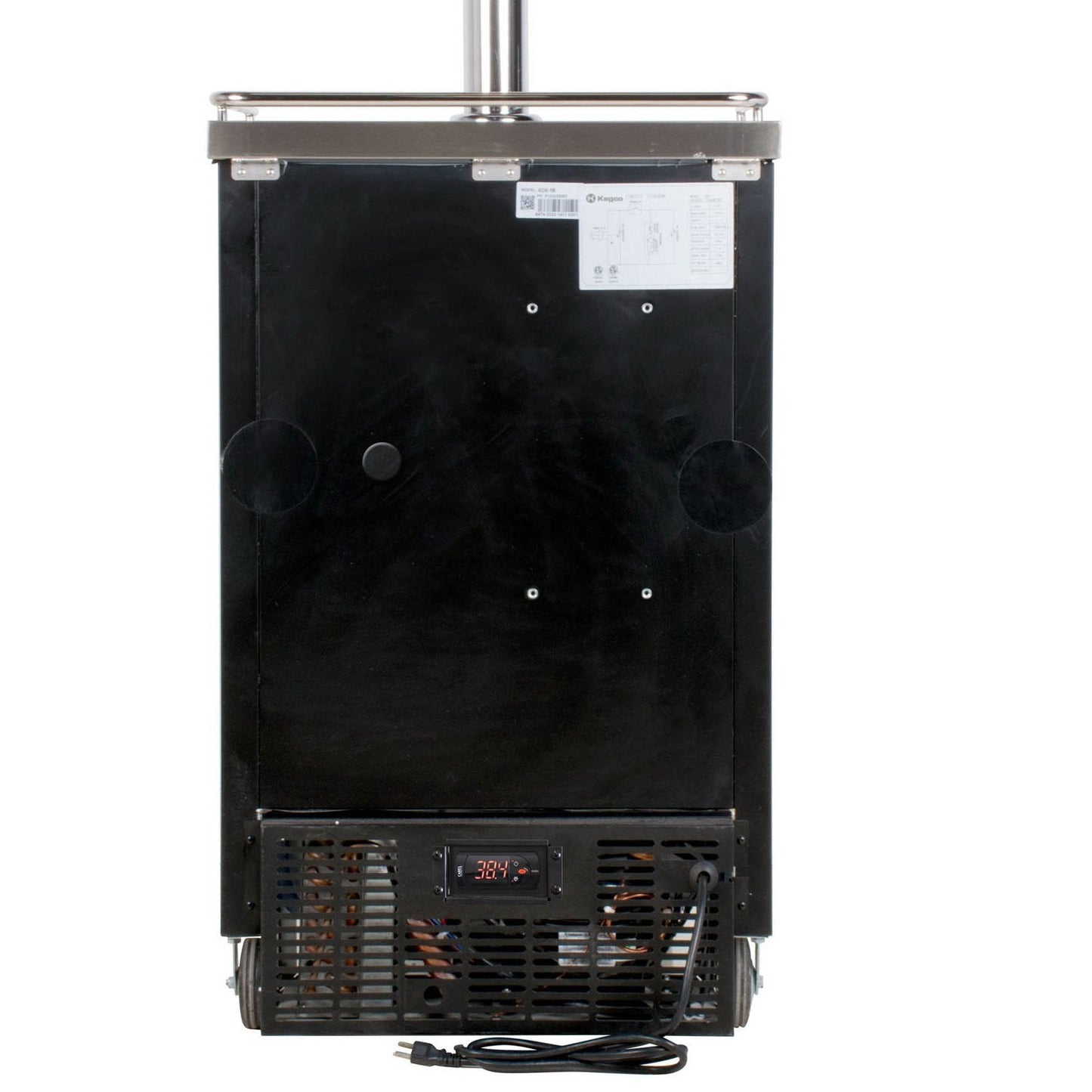 Kegco Four Tap Commercial Grade Kegerator - Black