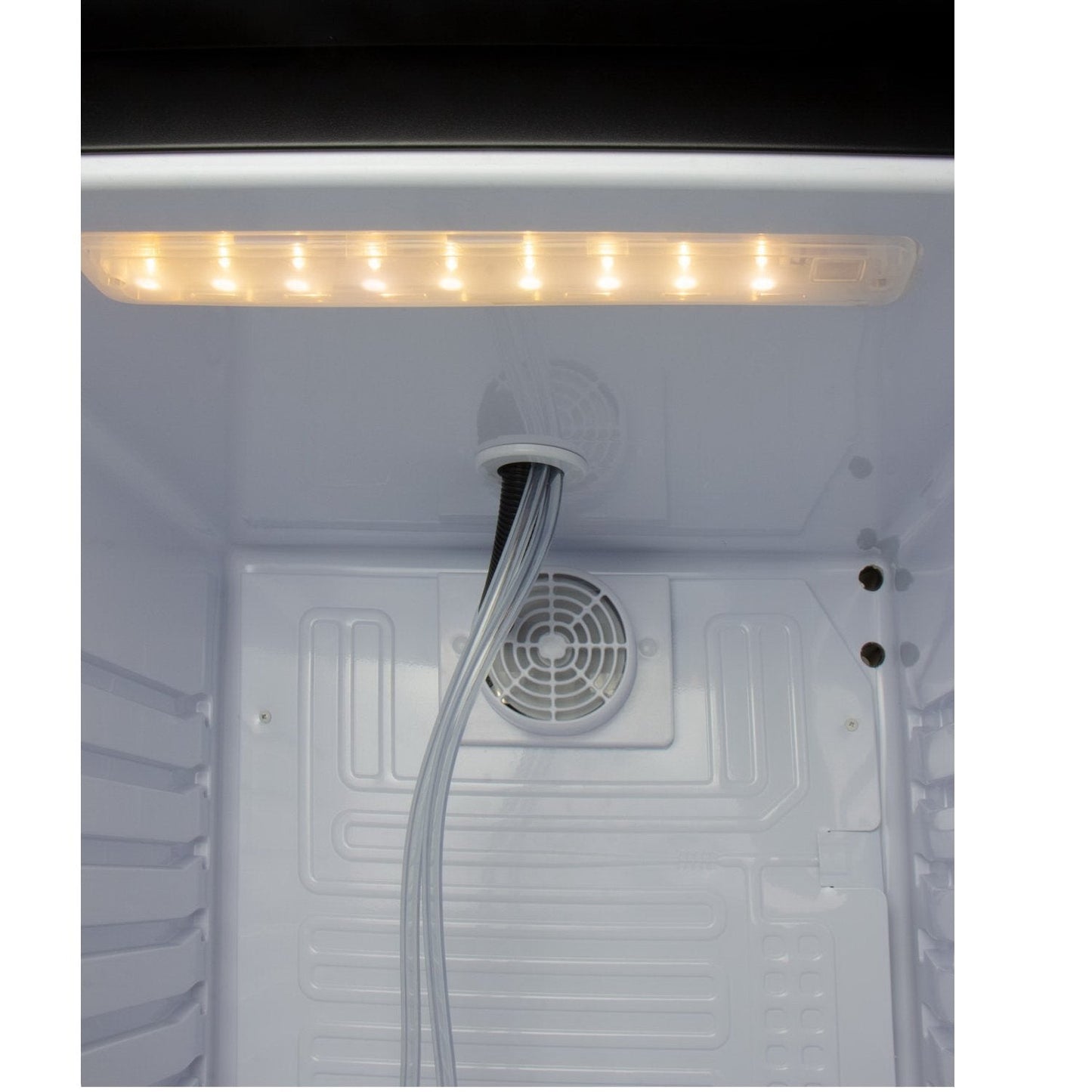 Kegco Single Tap Faucet Full Size Commercial Grade Digital Kegerator - Black Cabinet with Black Door