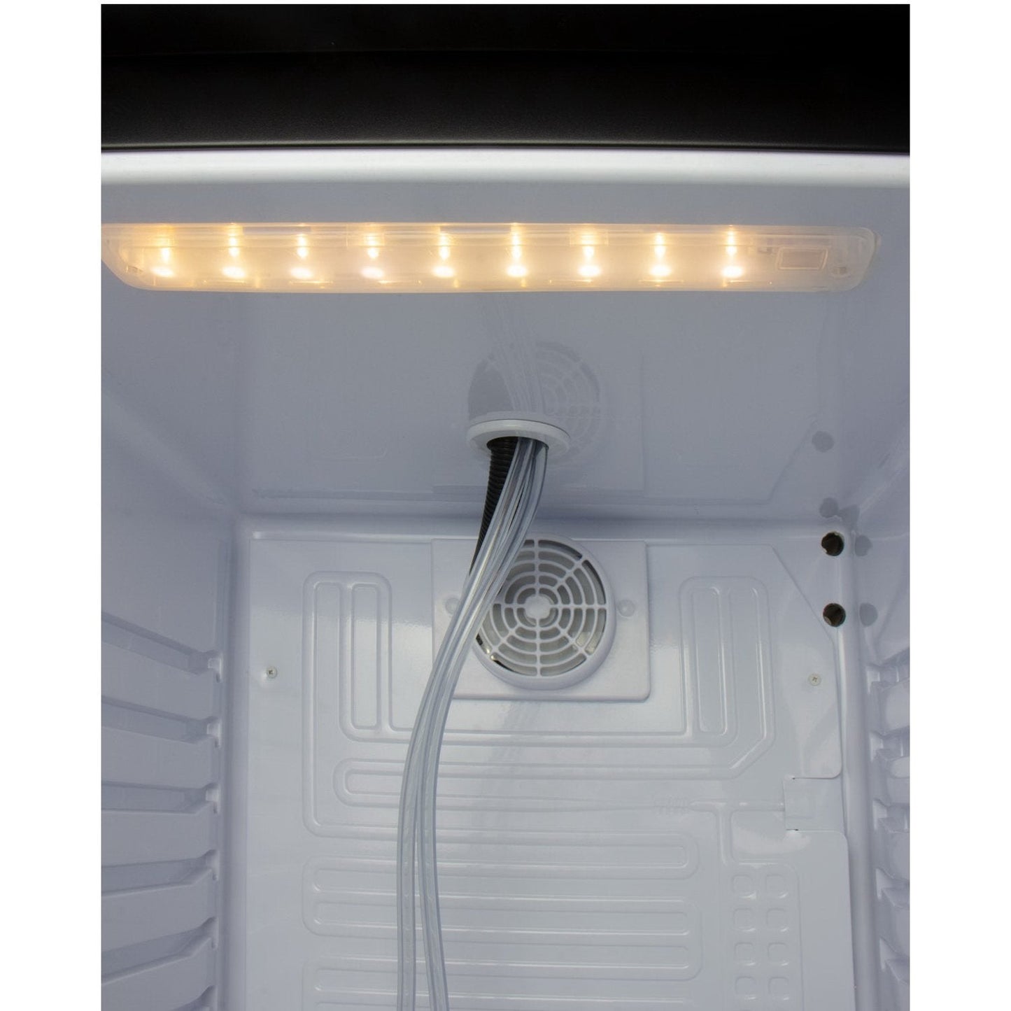 Kegco Two Faucet Commercial Grade Kegerator with Digital Temp Control - Black Cabinet with Black Door