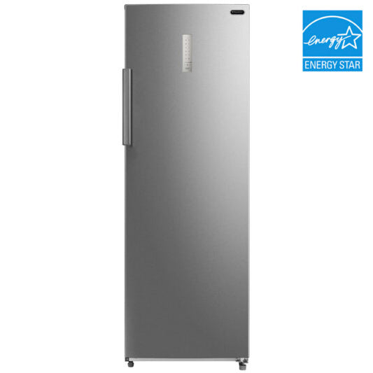 Whynter UDF-0831SS/UDF-0831SSa 8.3 cu.ft. Energy Star Digital Upright Stainless Steel Deep Freezer/Refrigerator