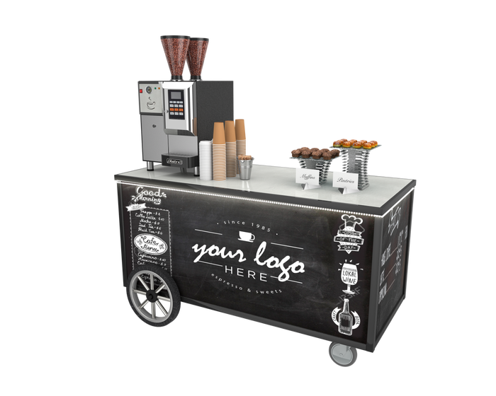 Chalkboard Coffee Cart