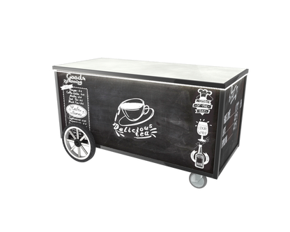 Chalkboard Coffee Cart