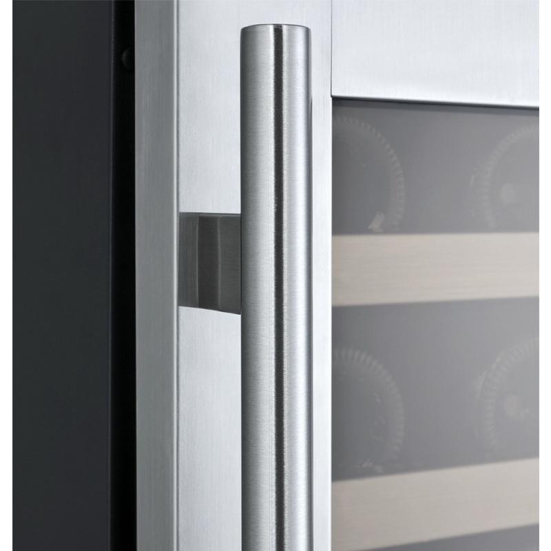 Allavino 56 Bottle Single Zone Stainless Steel Left Hinge Wine Refrigerator