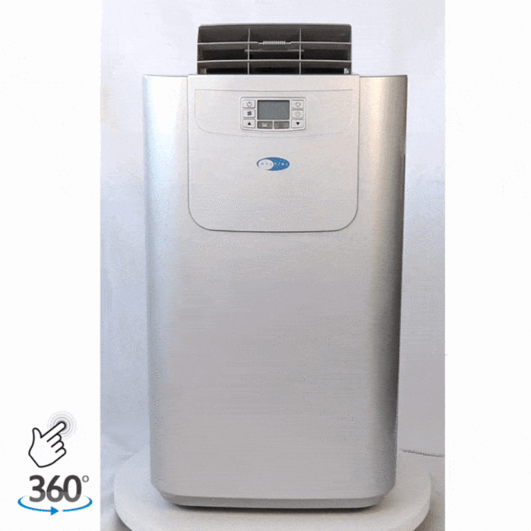 Whynter Elite 12000 BTU Dual Hose Digital Portable Air Conditioner with Heat and Drain Pump ARC-122DHP