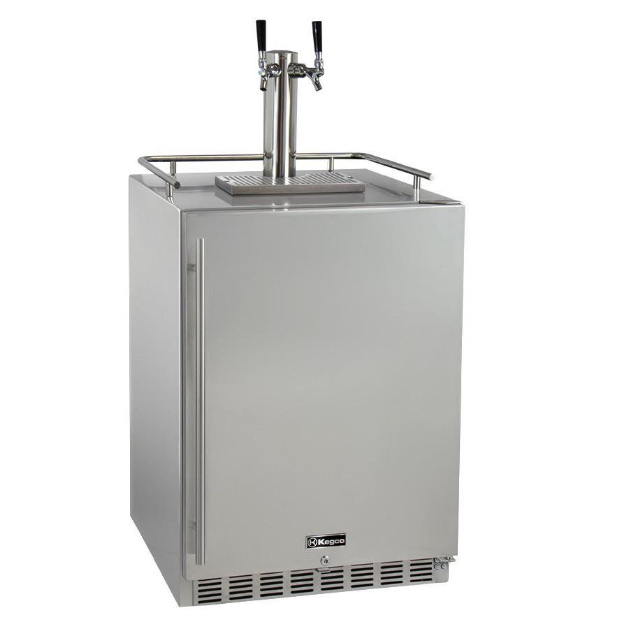 Kegco Dual Faucet Keg Tap Outdoor Undercounter Kegerator