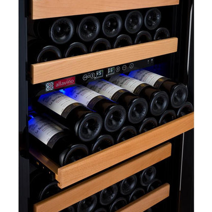 Allavino 99 Bottle Dual Zone Right Hinge Wine Refrigerator