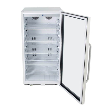 Whynter Freestanding 8.1 cu. ft. Stainless Steel Commercial Beverage Merchandiser Refrigerator