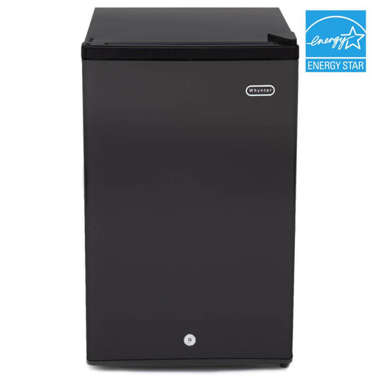 Whynter 3.0 cu. ft. Energy Star Upright Freezer with Lock – Black CUF-301BK