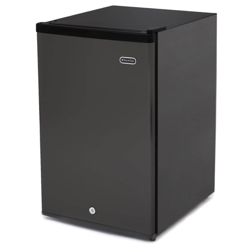 Whynter 3.0 cu. ft. Energy Star Upright Freezer with Lock – Black CUF-301BK