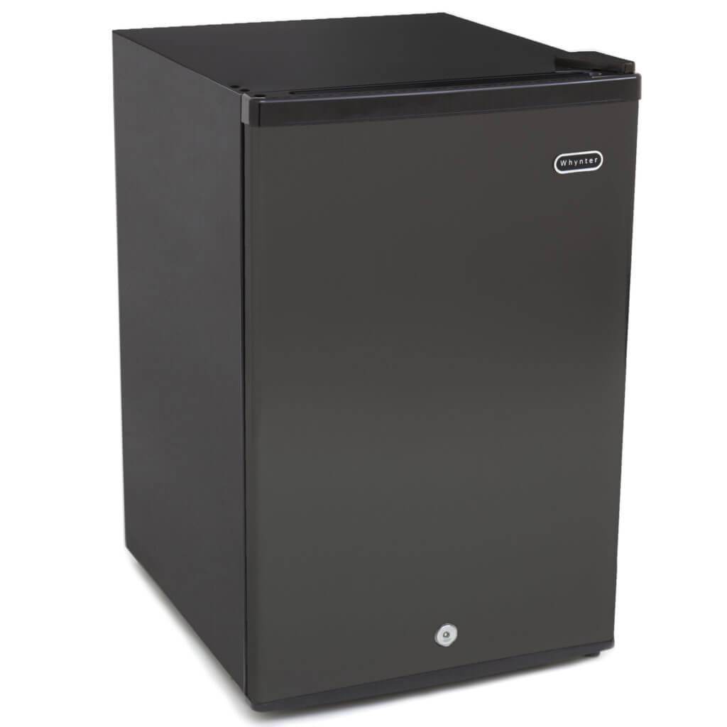 Whynter 3.0 cu. ft. Energy Star Upright Freezer with Lock – Black CUF-301BK