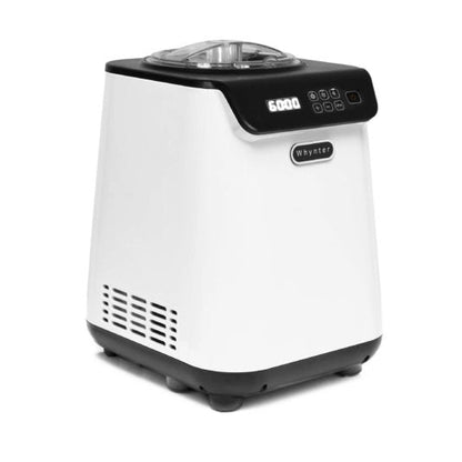 ICM-128WS Whynter 1.28 Quart Compact Upright Automatic Ice Cream Maker with Stainless Steel Bowl- White