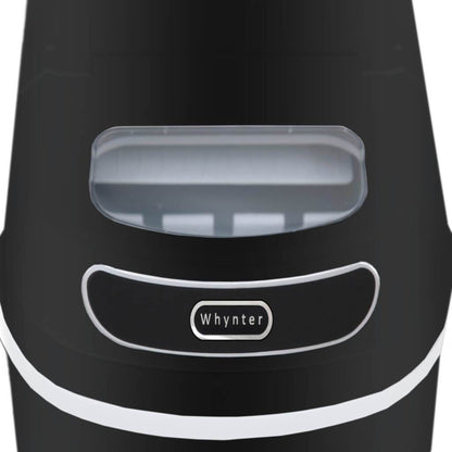 Whynter Compact Portable Ice Maker 27 lb capacity – Metallic Black IMC-270MB