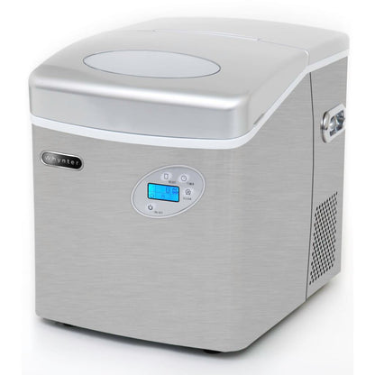 Whynter Portable Ice Maker with 49lb Capacity Stainless Steel with Water Connection IMC-491DC