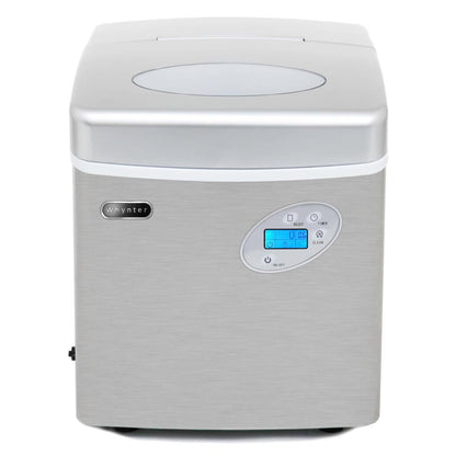 Whynter Portable Ice Maker with 49lb Capacity Stainless Steel with Water Connection IMC-491DC